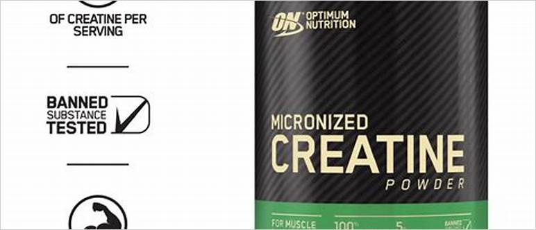 Creatine micronized optimum nutrition